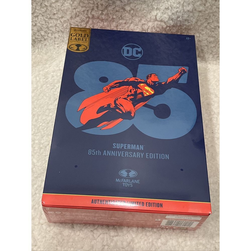 2023 SDCC Exclusive‎ Mcfarlane Superman 85th Anniversary GOLD LABEL DC Figure